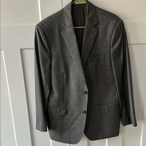 Ralph Lauren Gray Sport Coat Tailored Wool Blazer